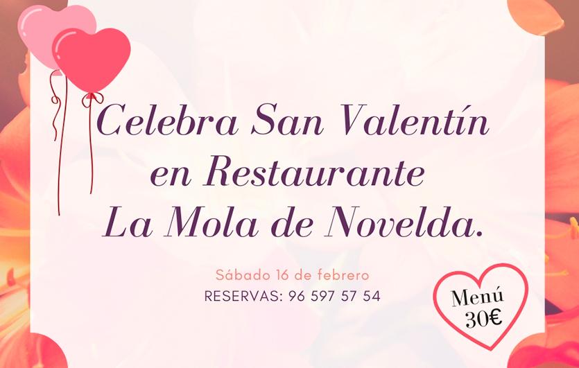 Cena-de-San-Valentín-Restaurante-La-Mola-de-Novelda