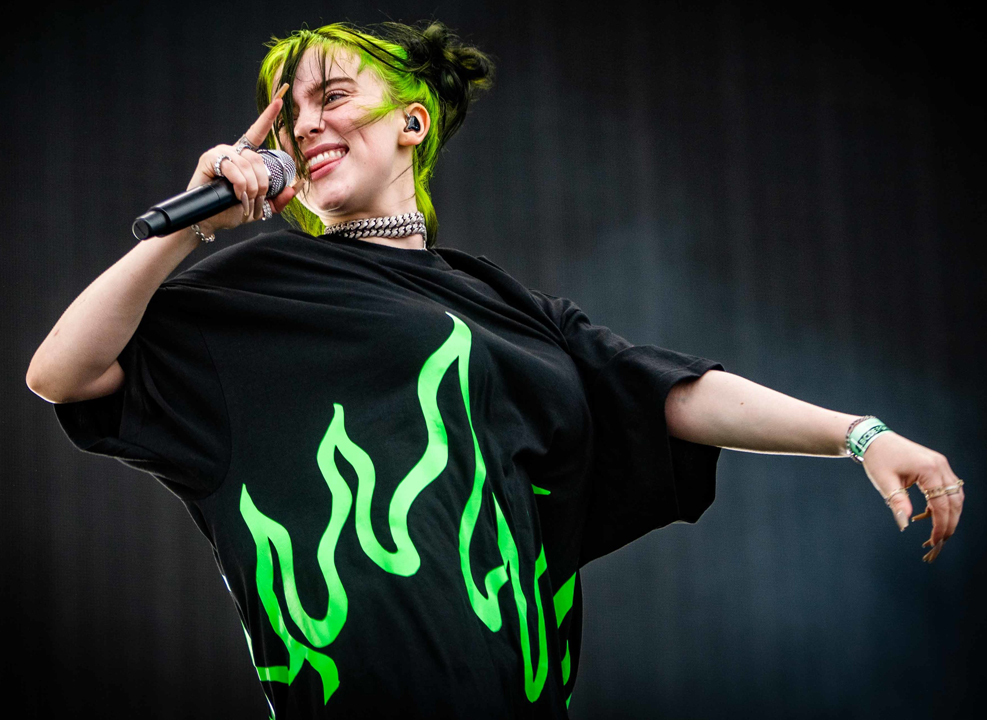 Billie Eilish: acciones sostenibles sobre el escenario